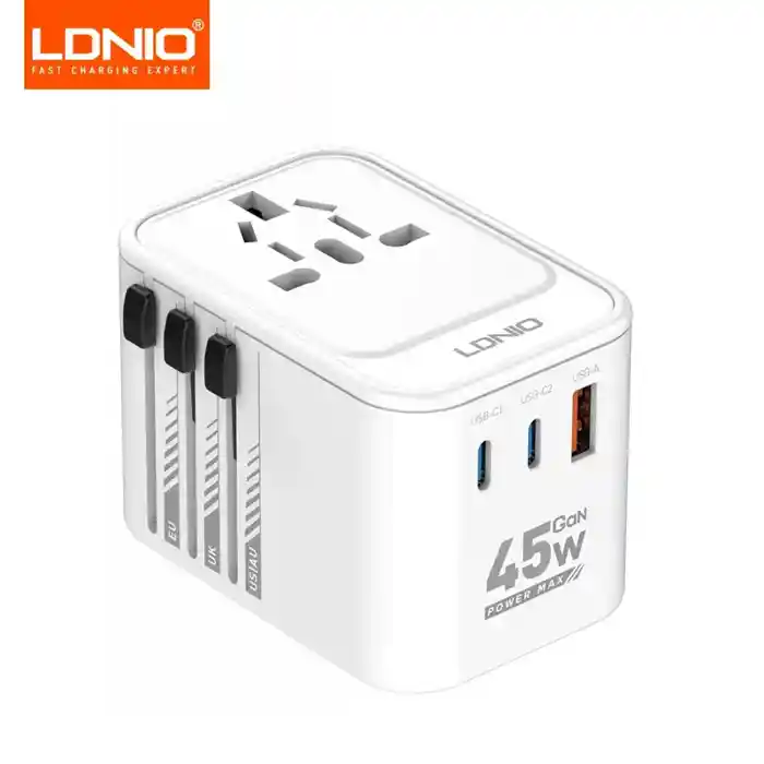 LDNIO Z8 45w Universal GaN Outlets Power Strip Travel Adapter Electrical Socket Power Extension Strip Power Socket